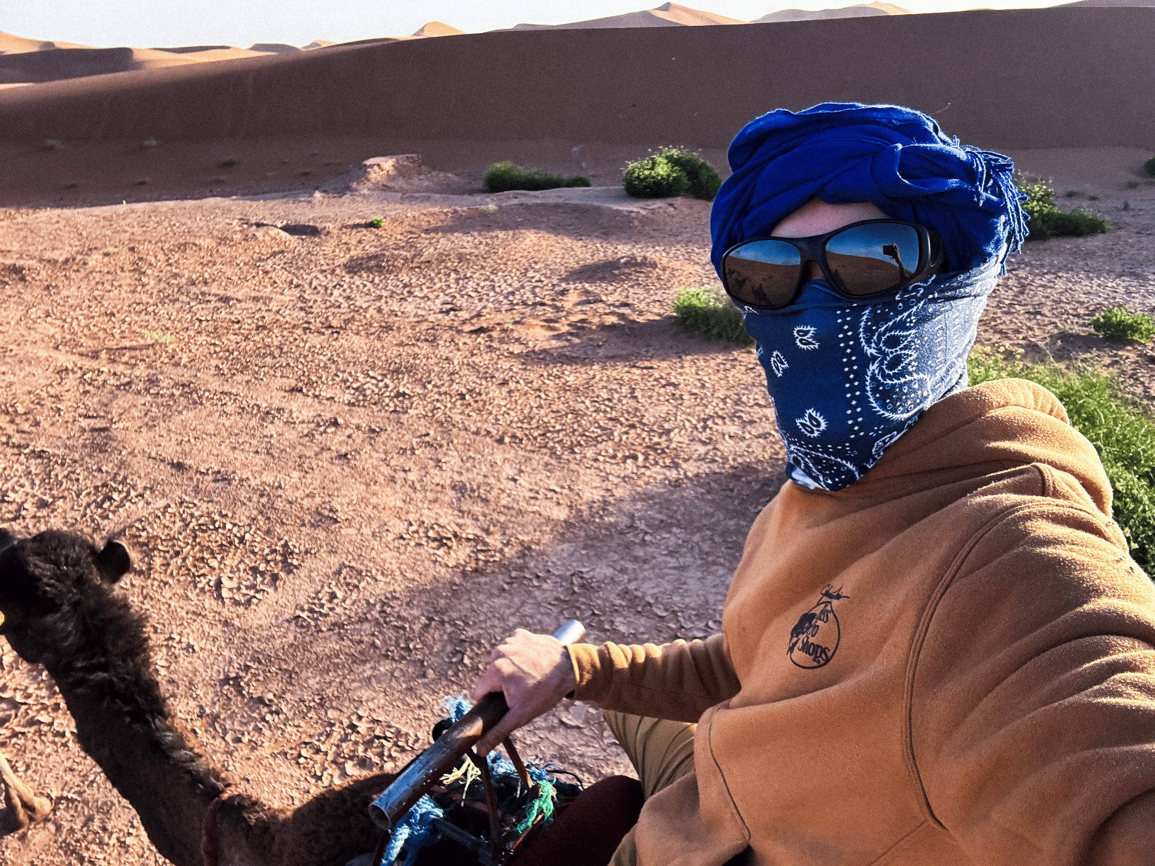 Michael Saye in a desert landscape